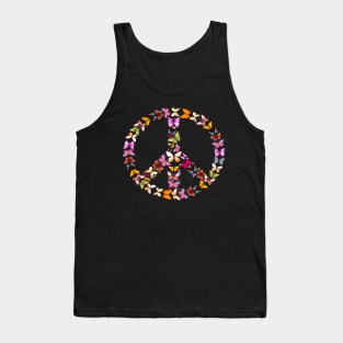 Love Peace Butterflies Costume Gift Tank Top